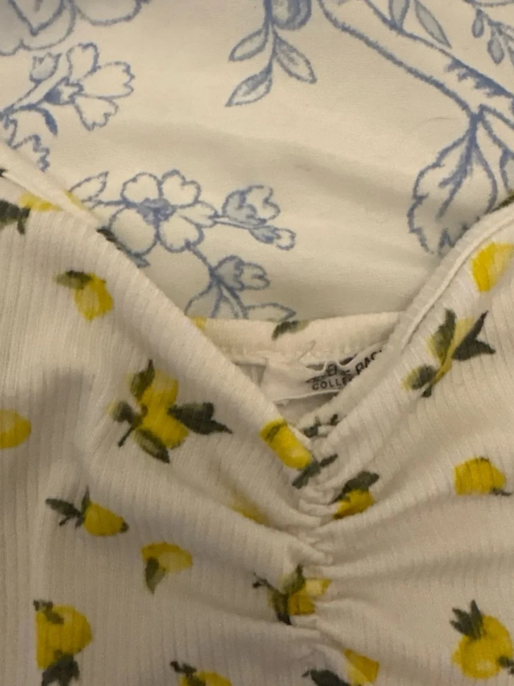 Ardene White Lemon Print Ribbed Tank - Picture 2 of 3